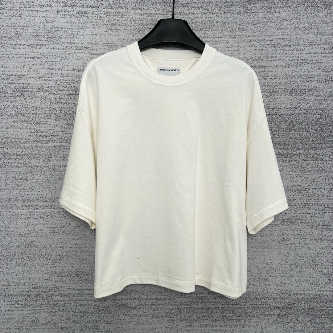 99新 BOTTEGA VENETA/葆蝶家 WX109361白色短袖/尺码M/