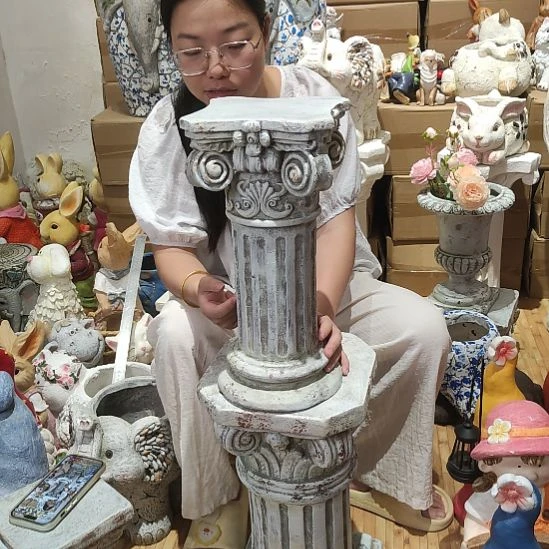 合成树脂氧化镁复古18号罗马柱