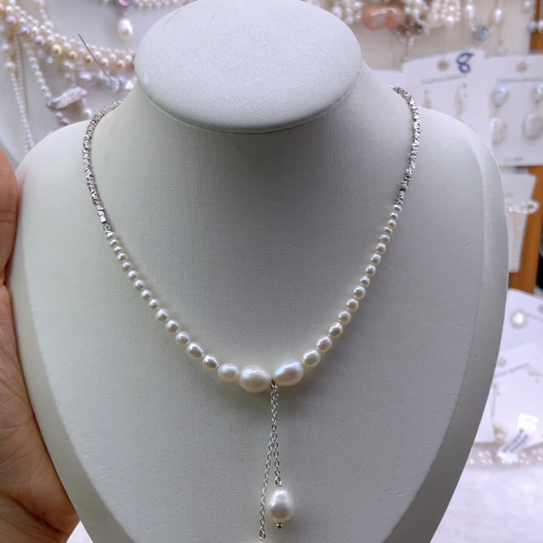 未镶嵌淡水珍珠耳饰项链
