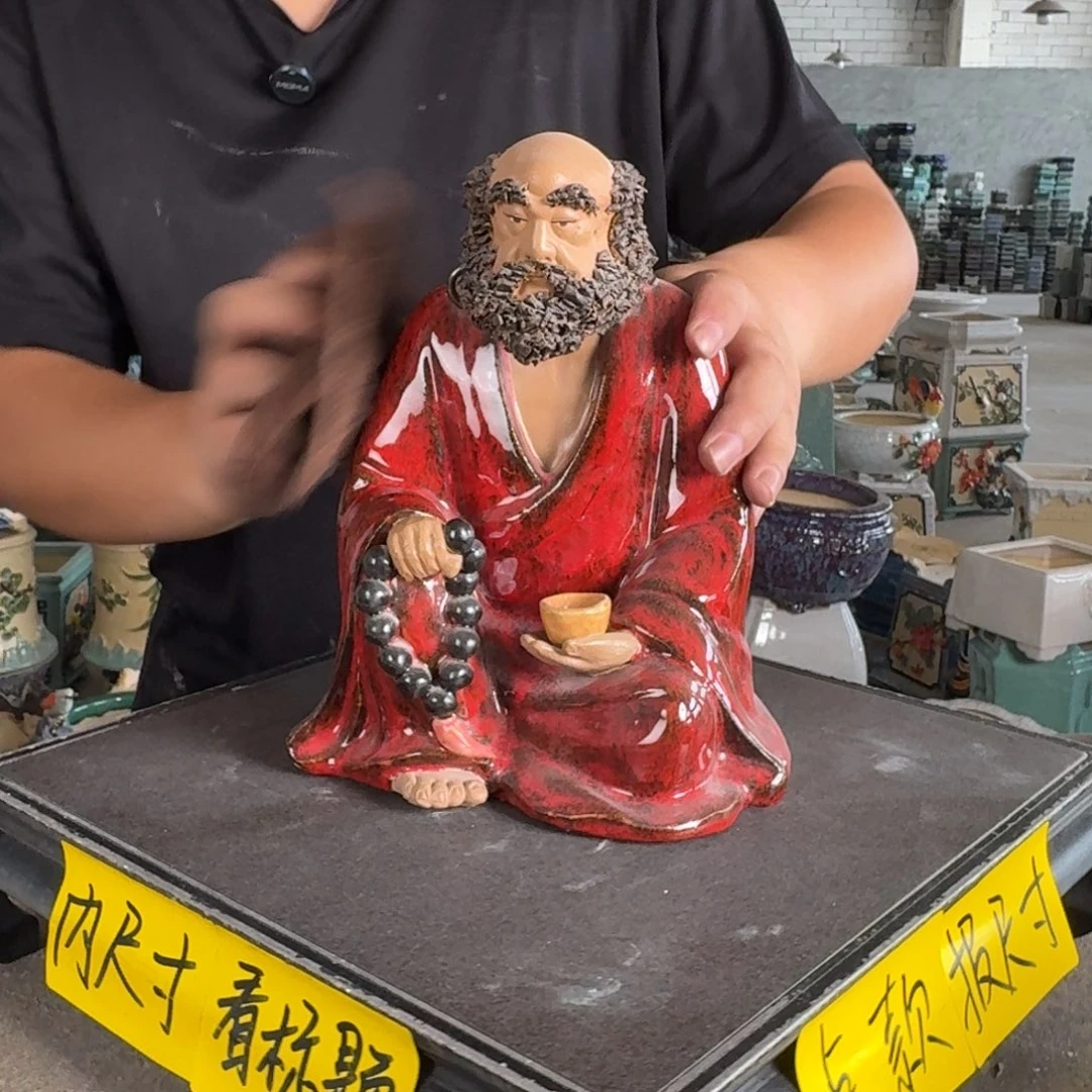 。一风堂石湾花盆 高22