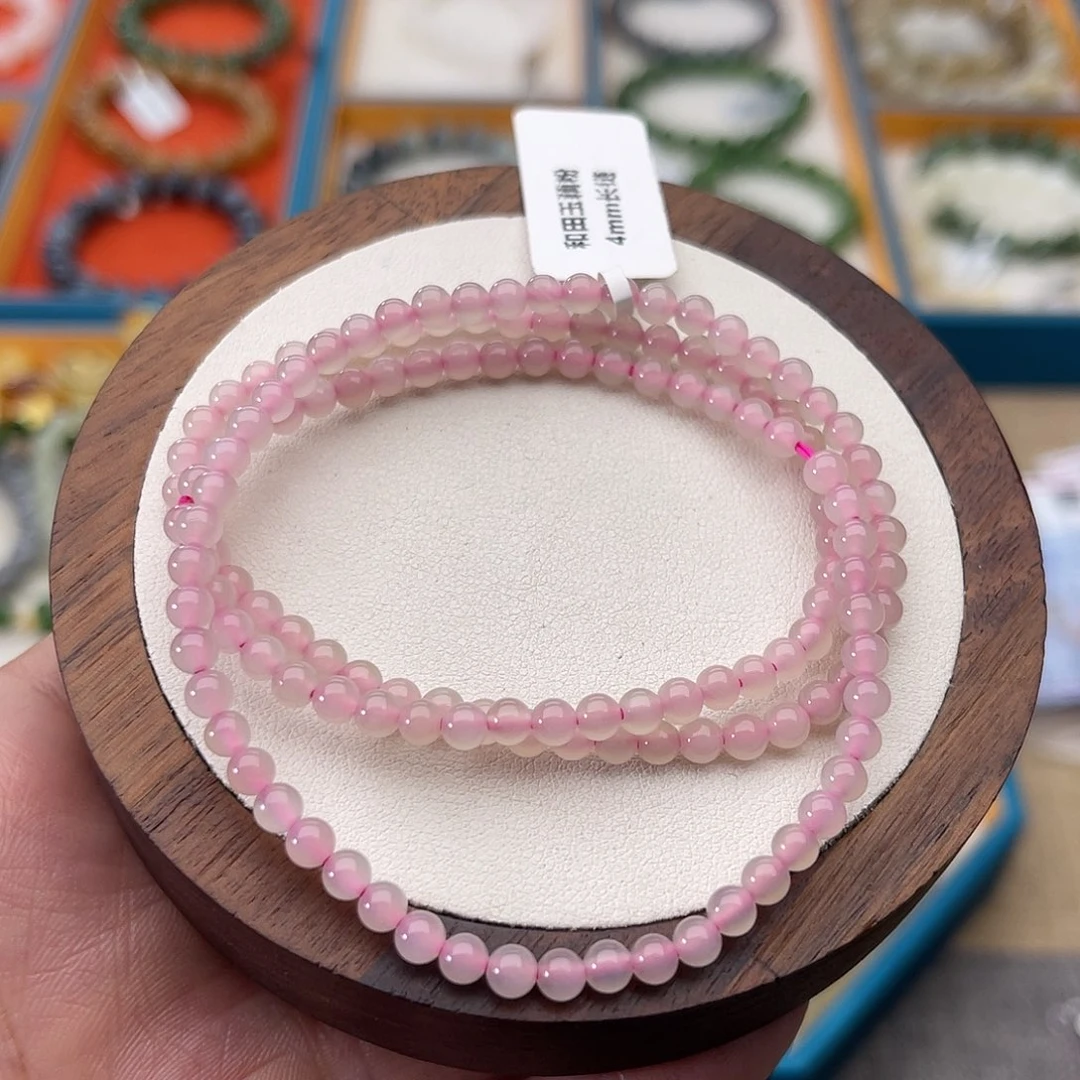 和田玉未镶嵌手串Z39卡4