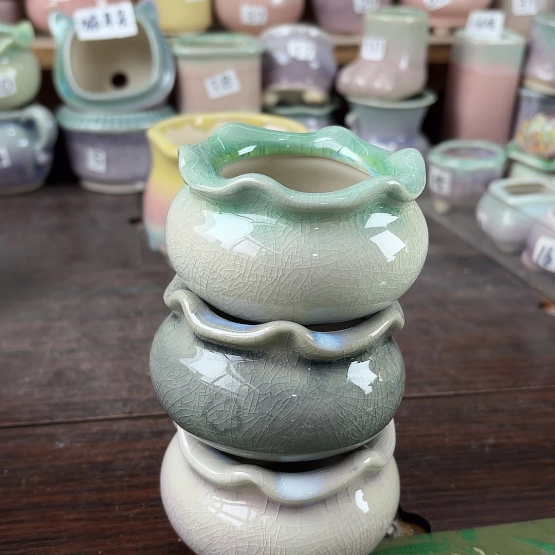 陶瓷量货/口5-7高深浅搭配发3个