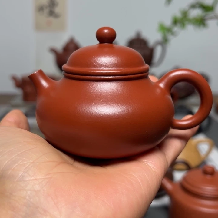 紫砂茶壶120cc全手工容天
