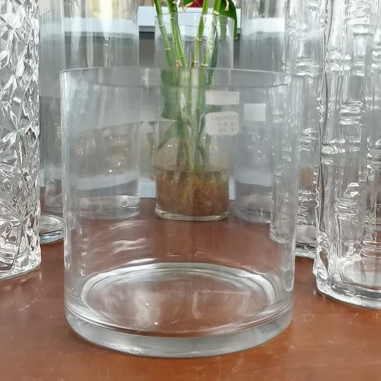 玻璃昌达玻璃花瓶直筒高度20口径20