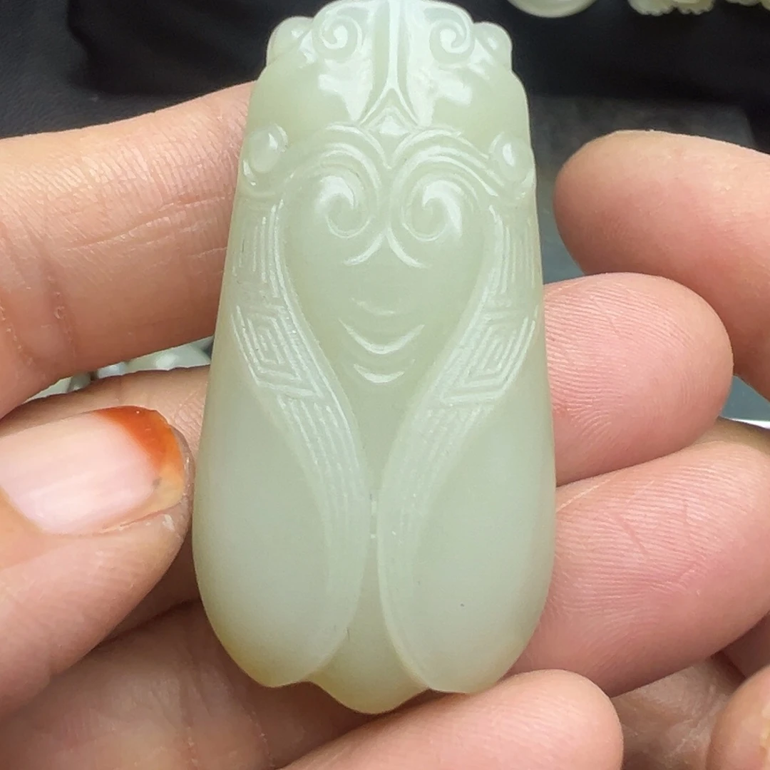 和田玉（糖玉）未镶嵌吊坠(不含链)