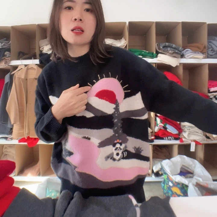 黑色纯山羊绒假一赔三