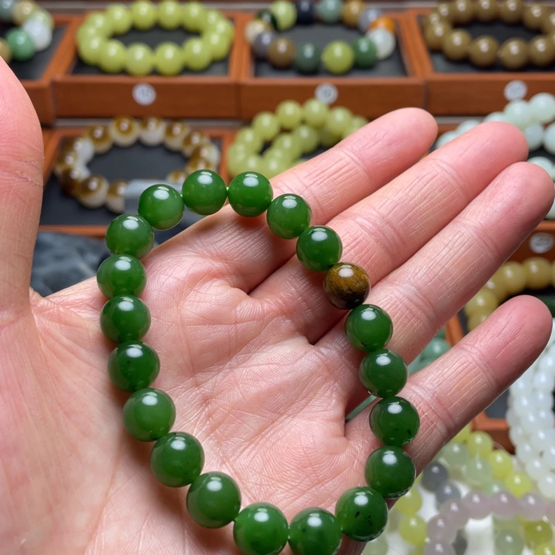 和田玉未镶嵌手串