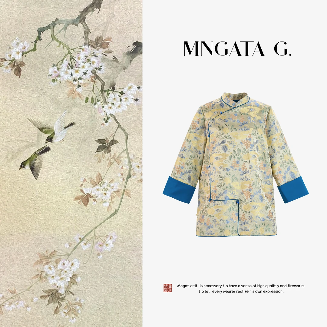 MNGATA G.宫小妍【云中月桂】早秋新中式中国风休闲百搭外套5042763