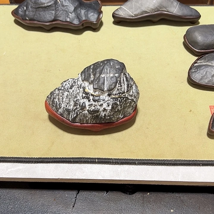 顺***然天然灵璧石精品摆件