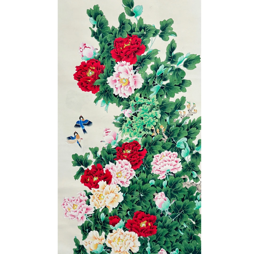 DQ5013 于先生 花鸟 纸本124*65约7.2平尺