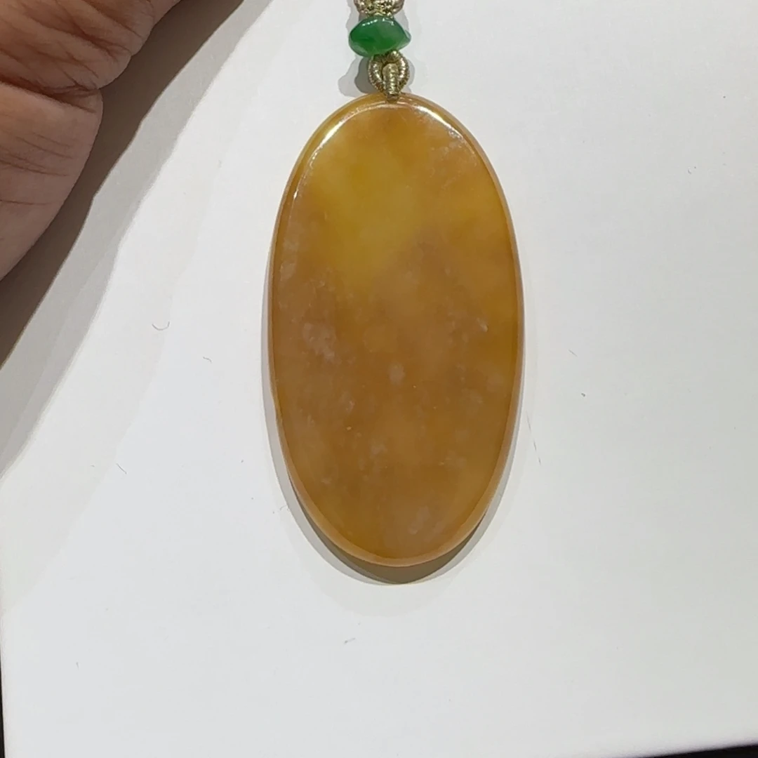 颈饰未镶嵌翡翠无事牌