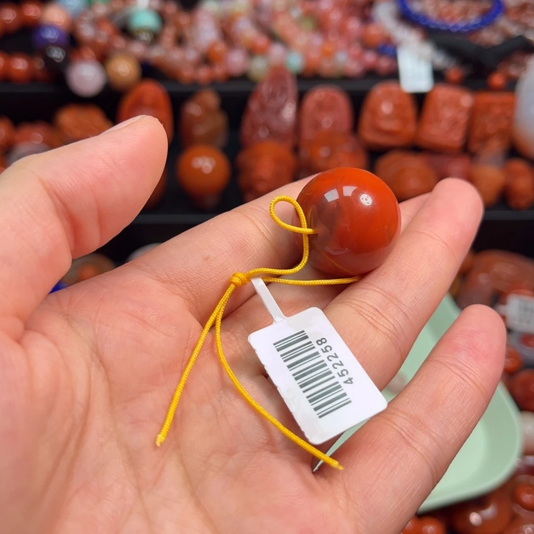 南红玛瑙配饰22mm未镶嵌