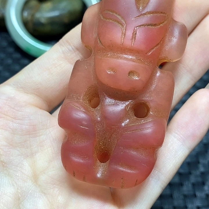 滴血莲花菩提把件
