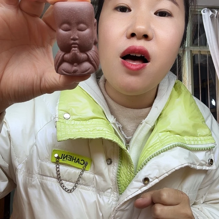 紫砂茶壶紫泥底槽青盖置