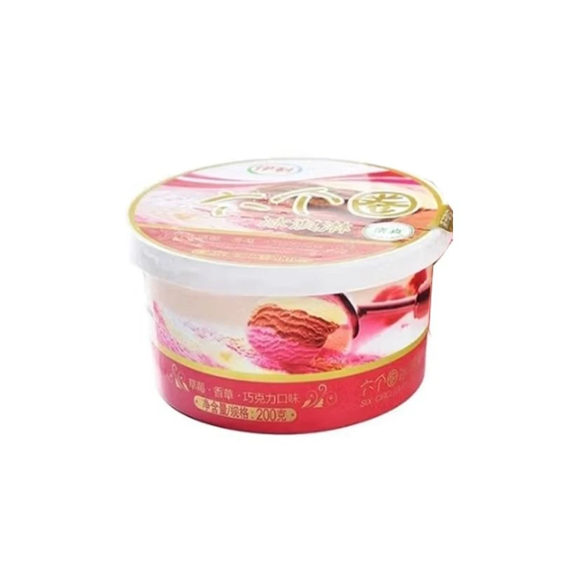 伊利 六个圈草莓香草巧克力味冰淇淋雪糕 200g/杯