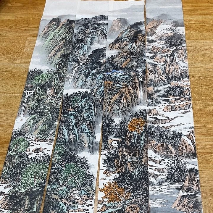简***约姜奇老师山水作品