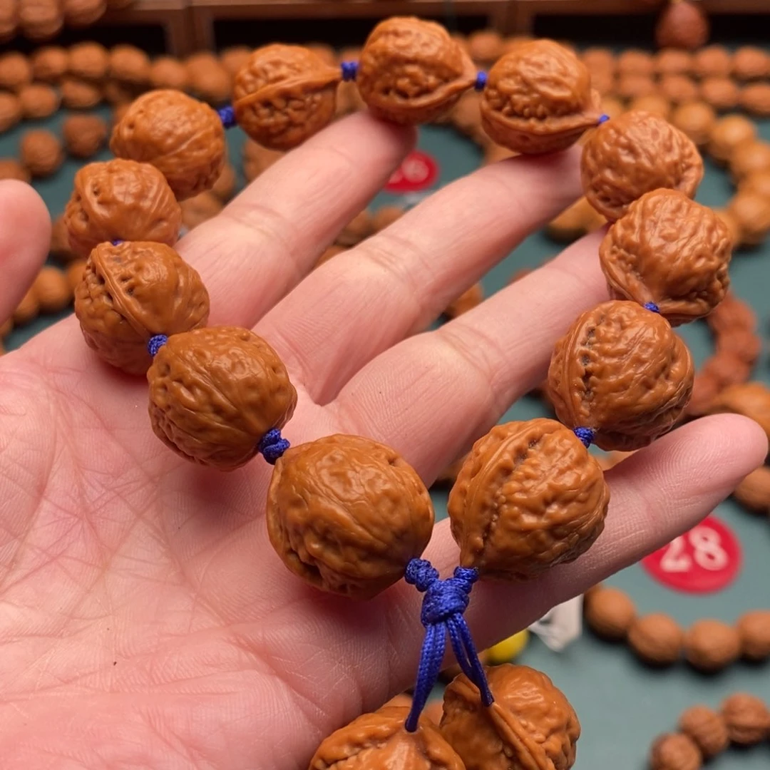 文玩核桃手串19尺寸一道筋