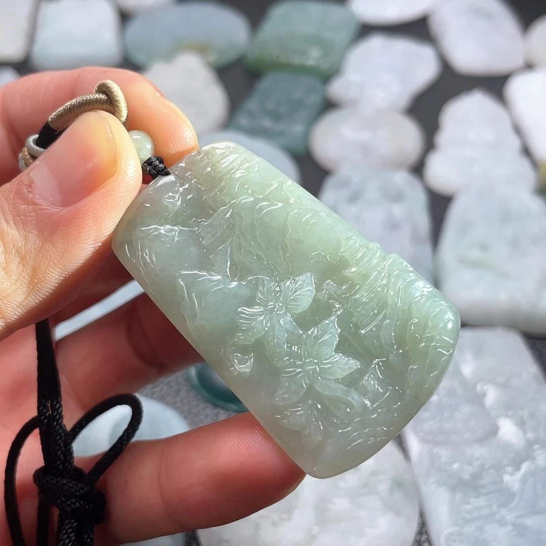 颈饰未镶嵌翡翠翡翠