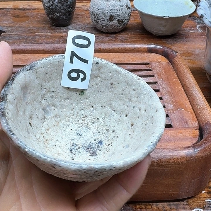 纯手工制作粗陶茶具