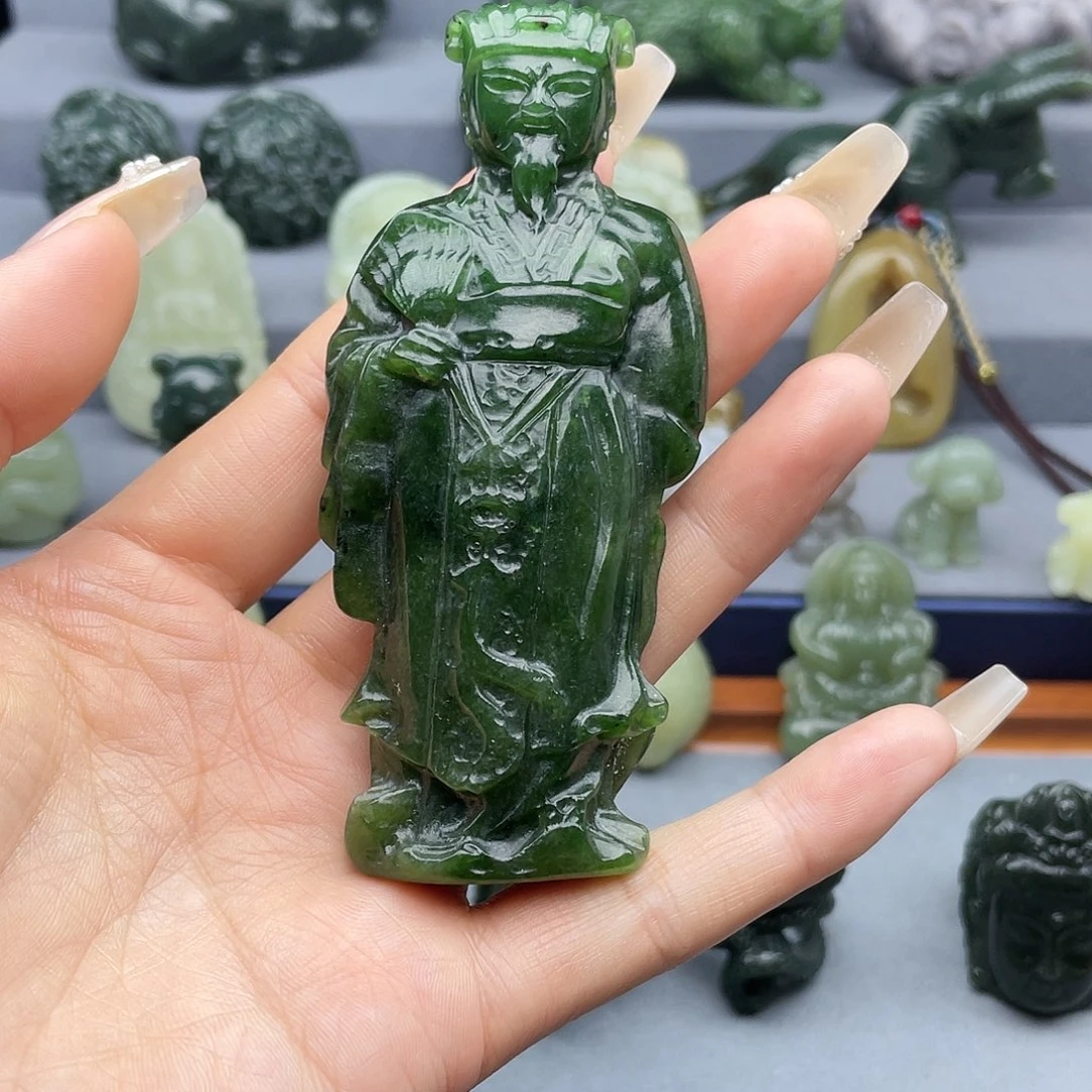 和田玉未镶嵌把件