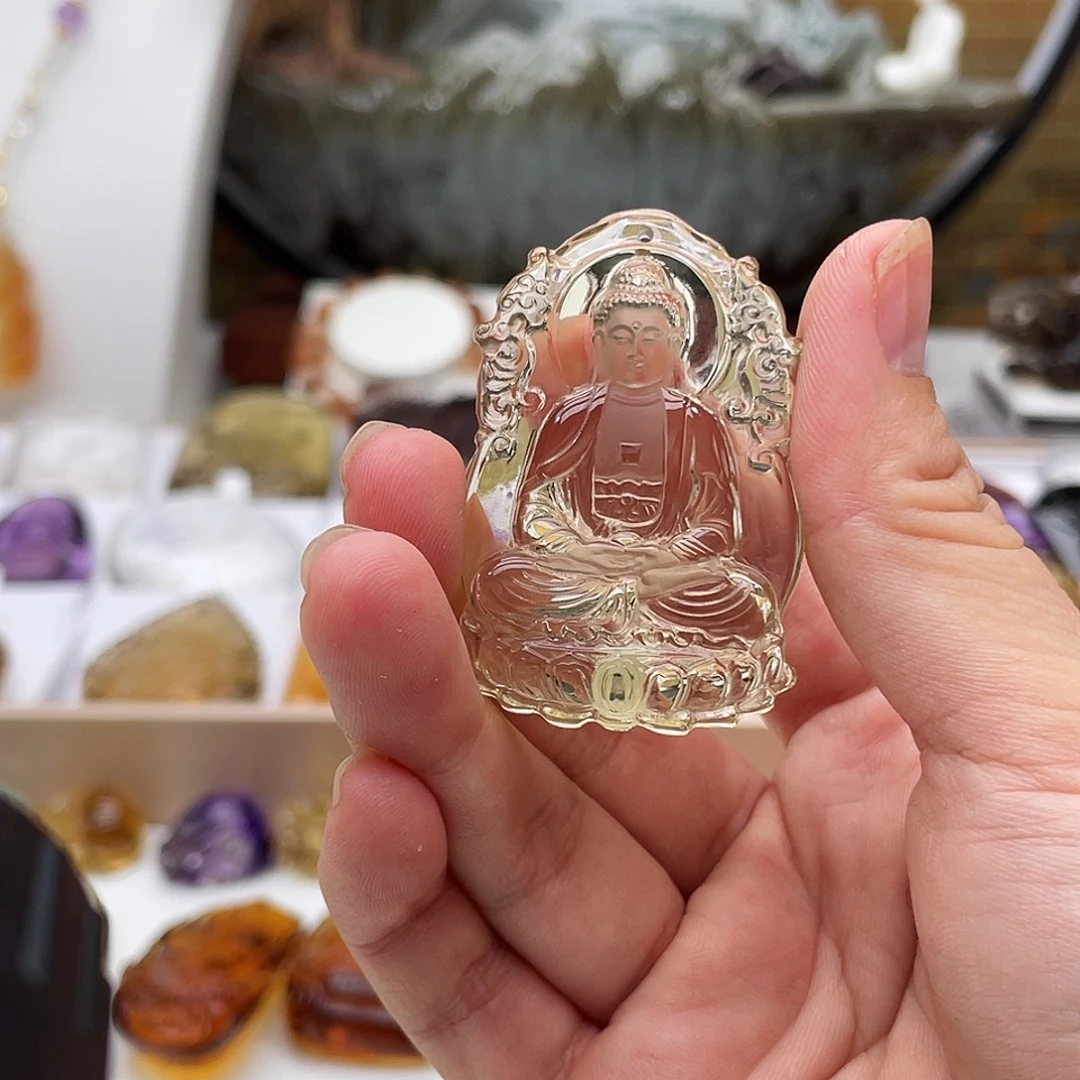 帮***物未镶嵌颈饰水晶定制