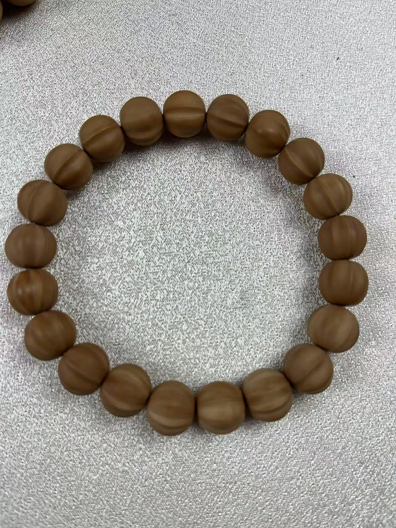 静檀文玩猴头手串（鲨鱼背11+12+）纯手工亚光