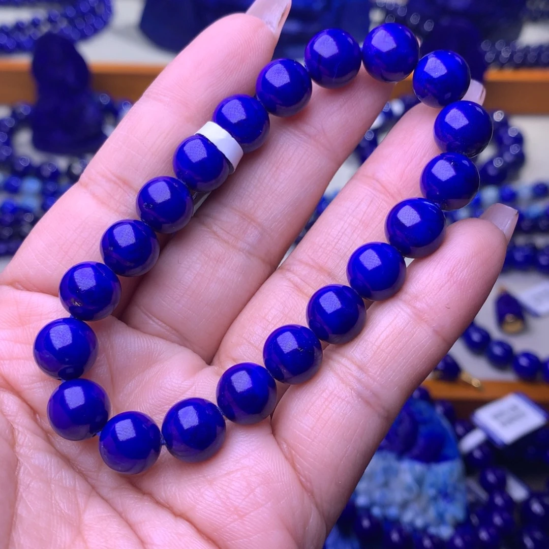 用***7青金石未镶嵌手串9.8m