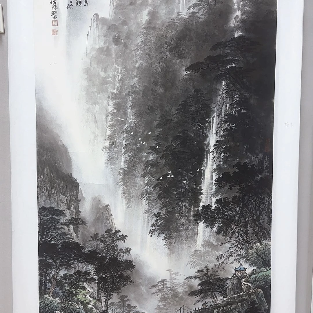 心***跳国画黎俸禄精品原作