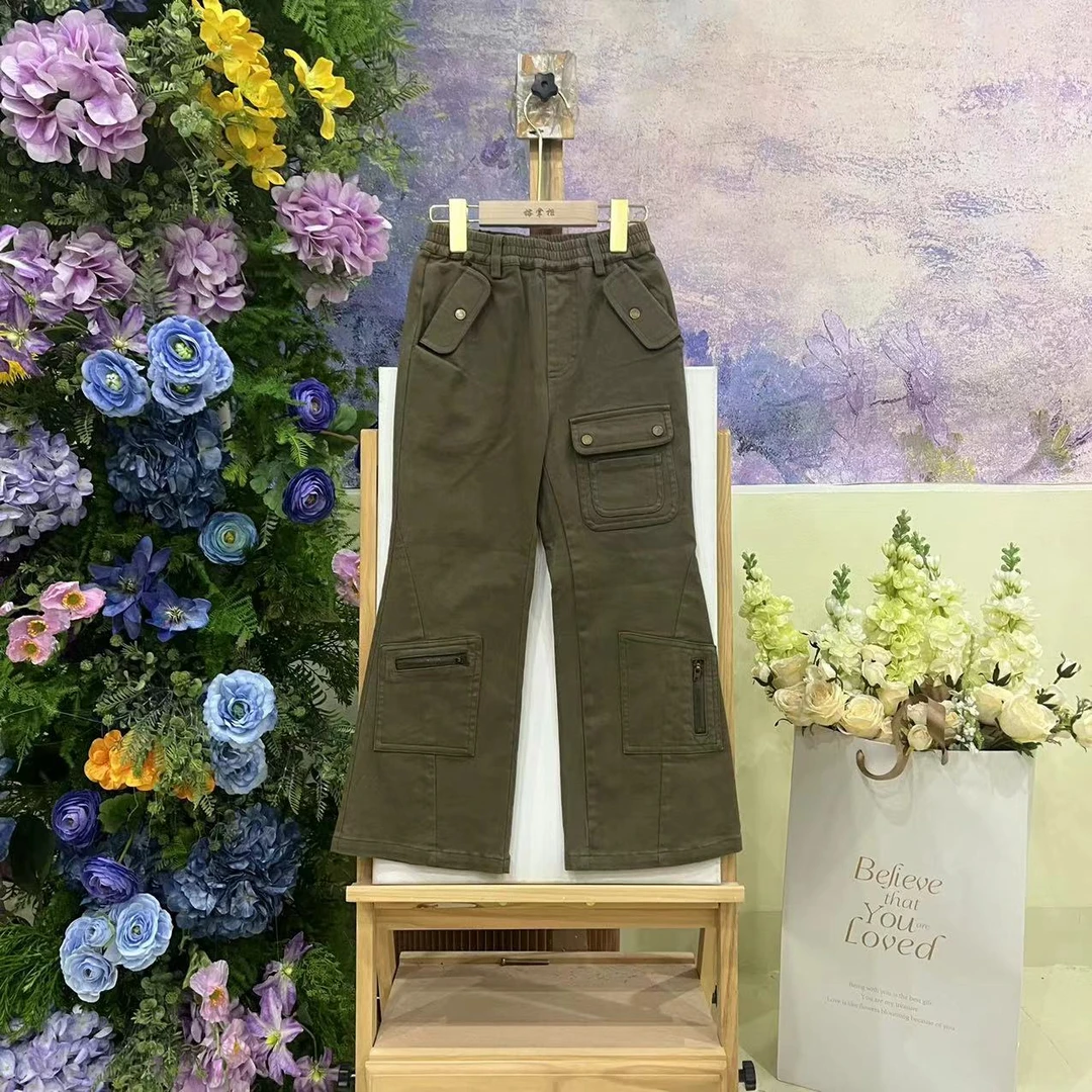218y军绿裤子3086