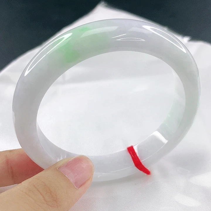 翡翠未镶嵌手镯圈57.8，40161