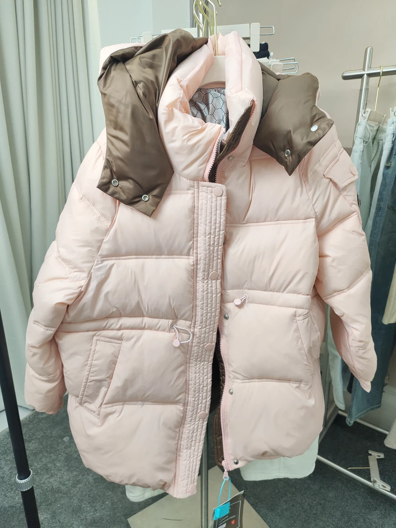 冬款时尚潮流百搭加厚四色保暖棉服8105款