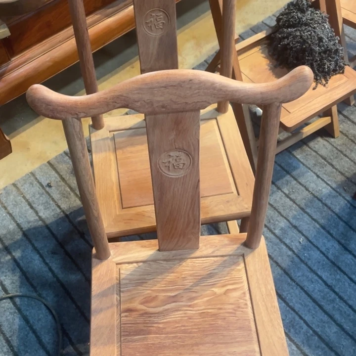 花梨木类家具小官帽椅一对