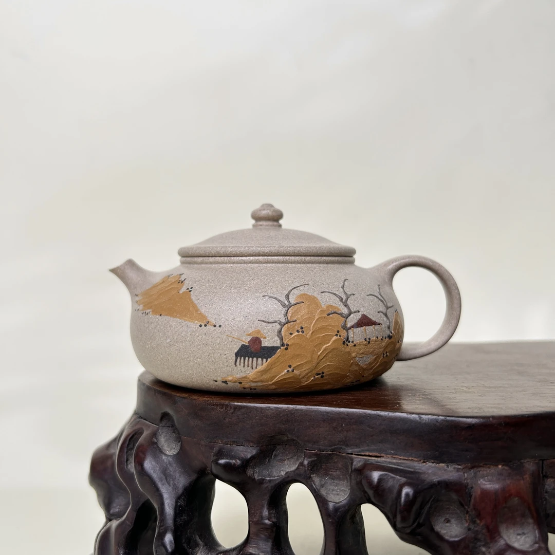 宜兴手工紫砂陶 GPQ4327-5  165cc