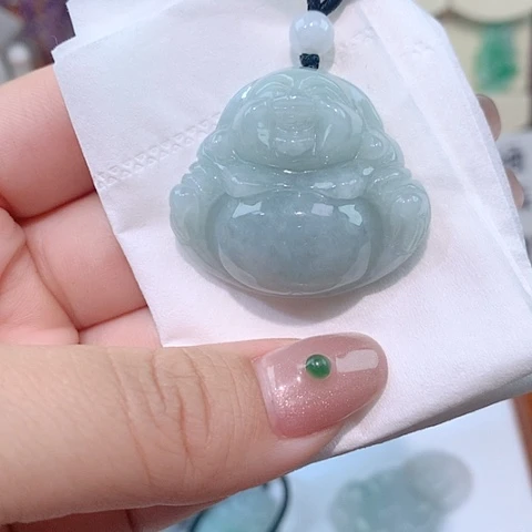 颈饰未镶嵌翡翠佛公
