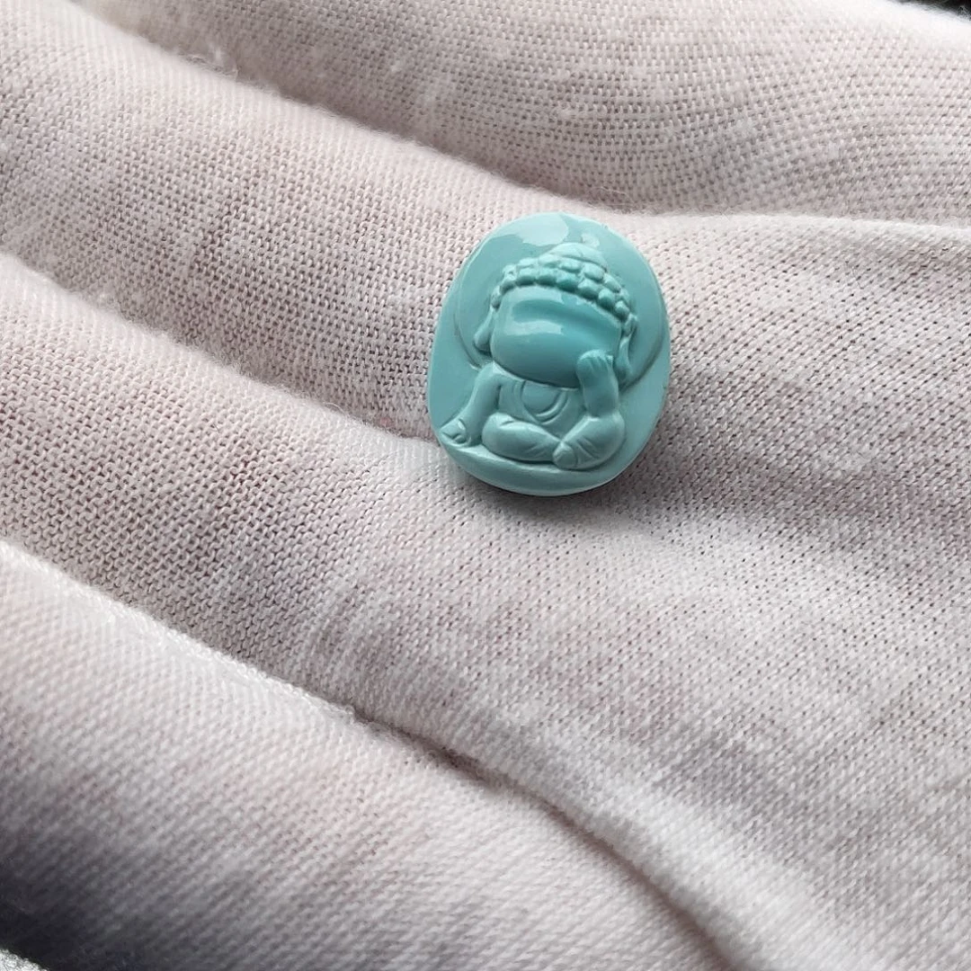 绿松石未镶嵌颈饰