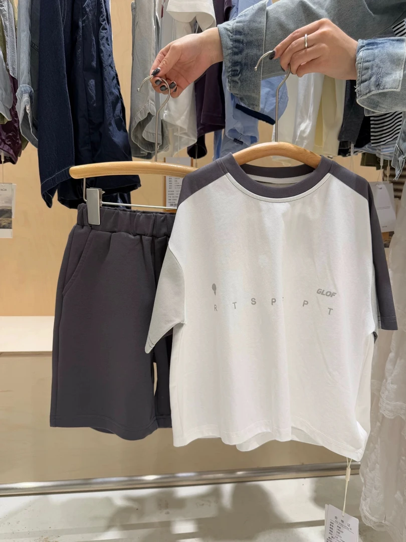 【现货】韩版儿童RTS冰爽夏款两件套套装