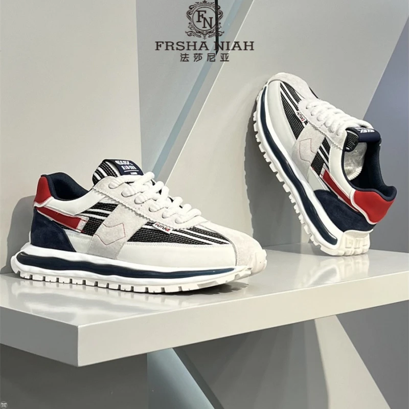 法莎尼亚老爹鞋男款轻奢潮流透气男生鞋子时尚百搭休闲运动鞋男