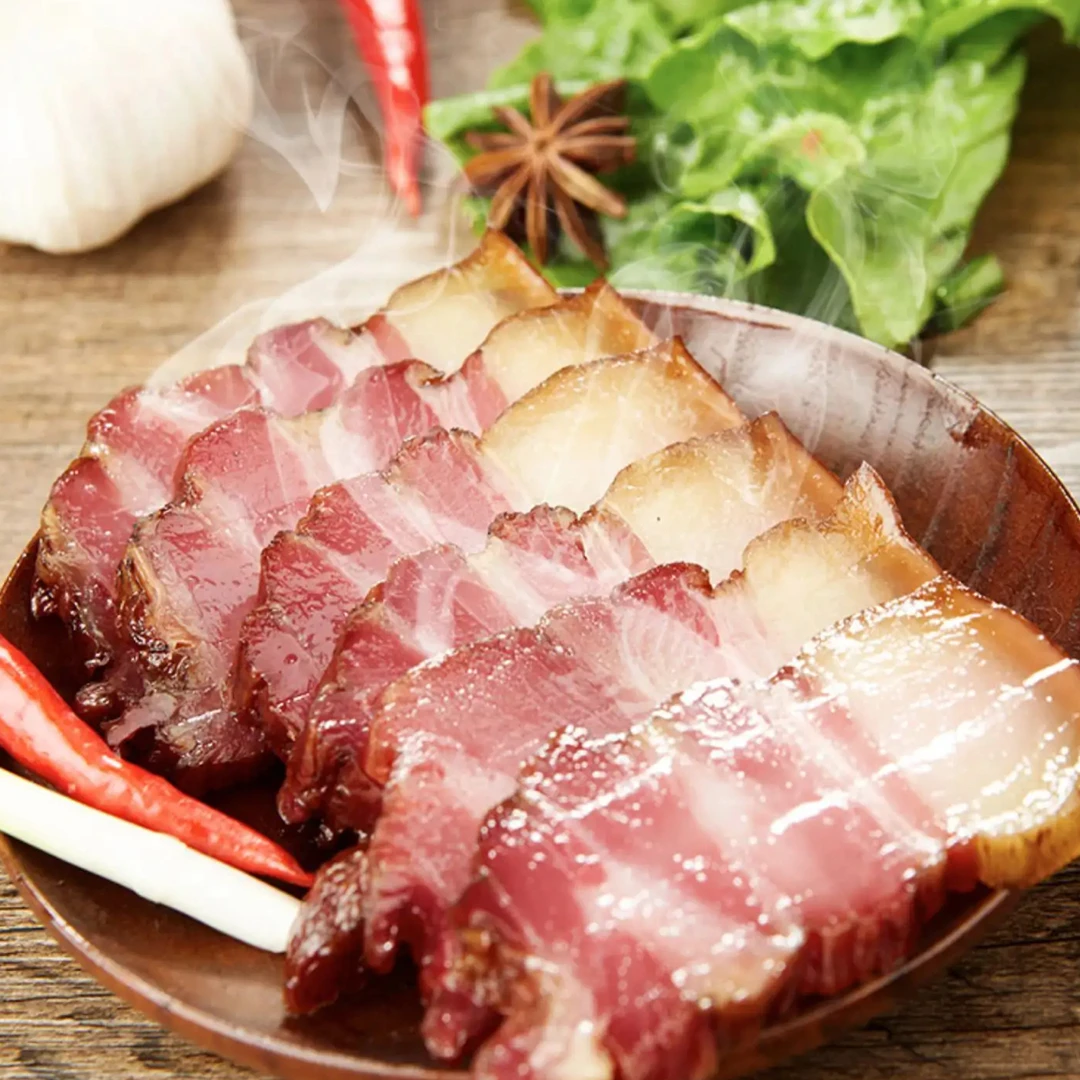 湖北特产腊肉农家柏树柴火烟熏肉腊肉五花肉