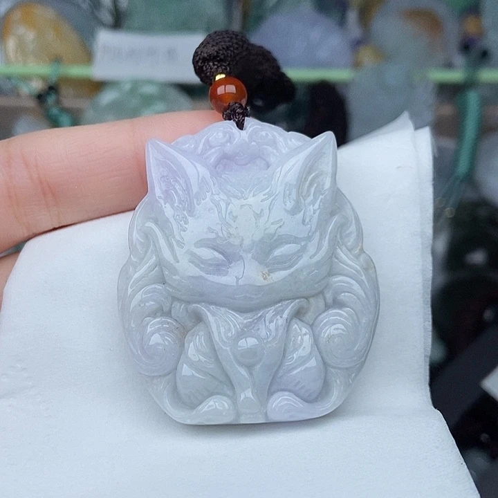翡翠未镶嵌颈饰翡翠双面