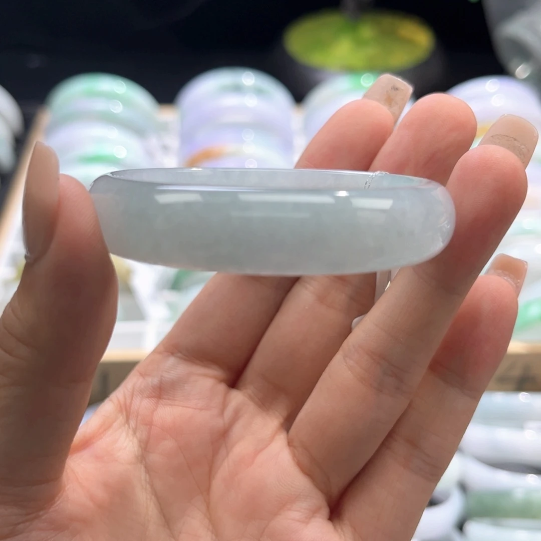 未镶嵌手链翡翠小雅51.5圈口5.7.厚度