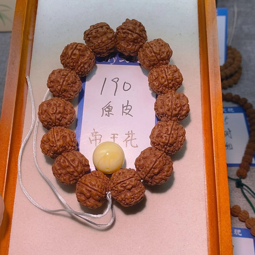 中***家金刚菩提手串190原皮帝王花22.4