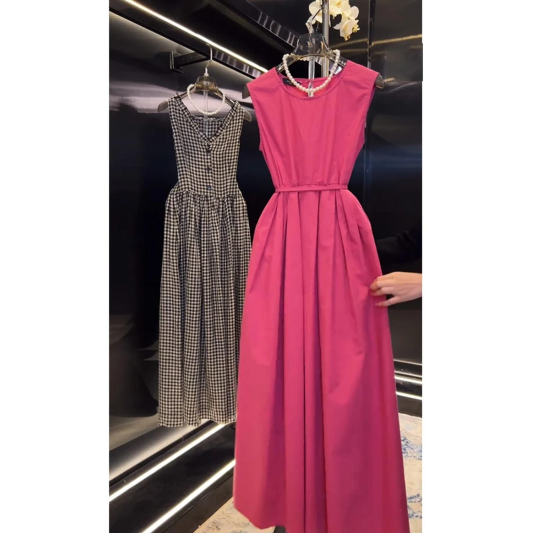 法式气质海边度假连衣裙长款女装2025长裙独特漂亮痞帅炸街风女装