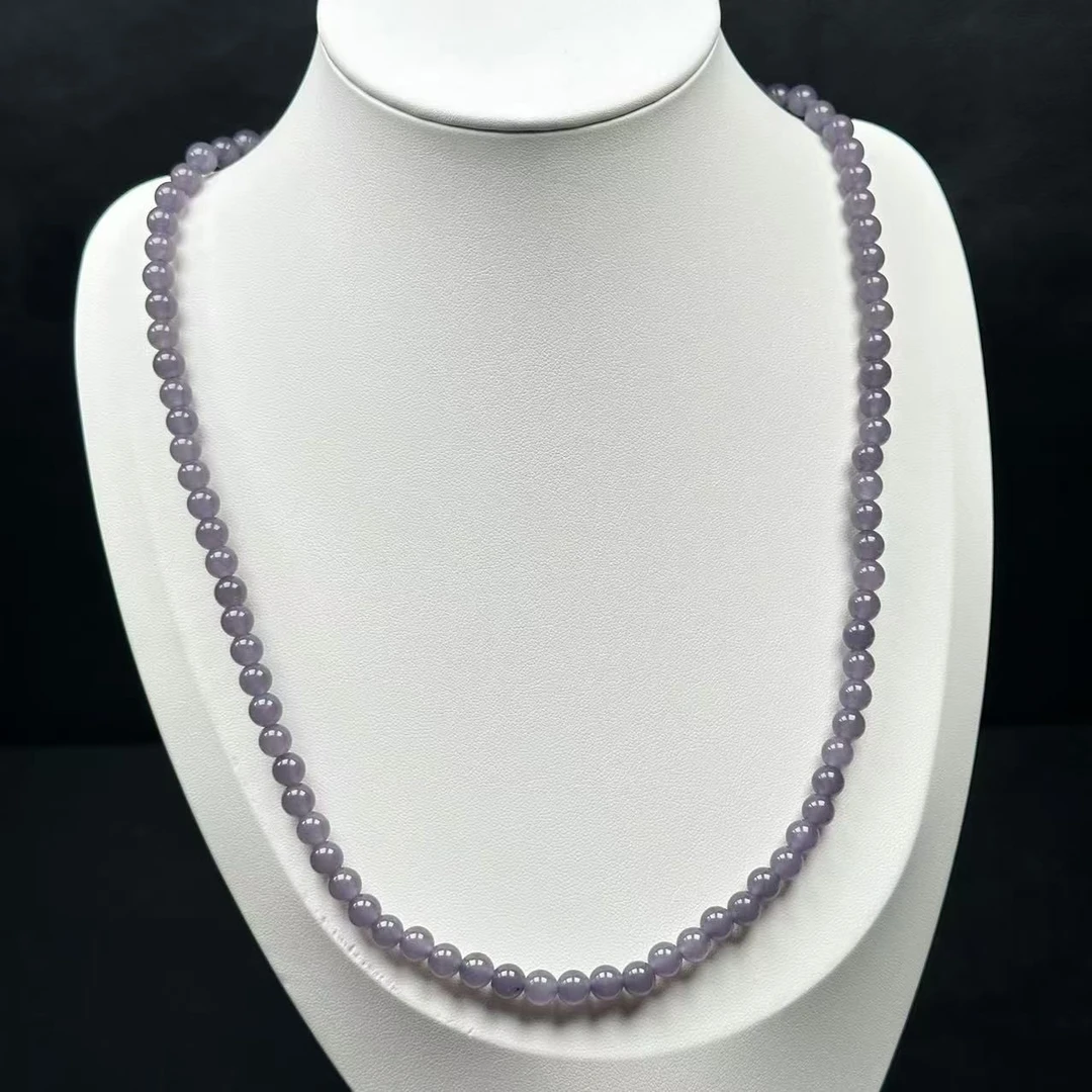冰烟紫卡6m三圈项链-A2068