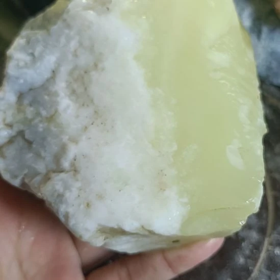 未镶嵌蛇纹石玉珠宝奇石