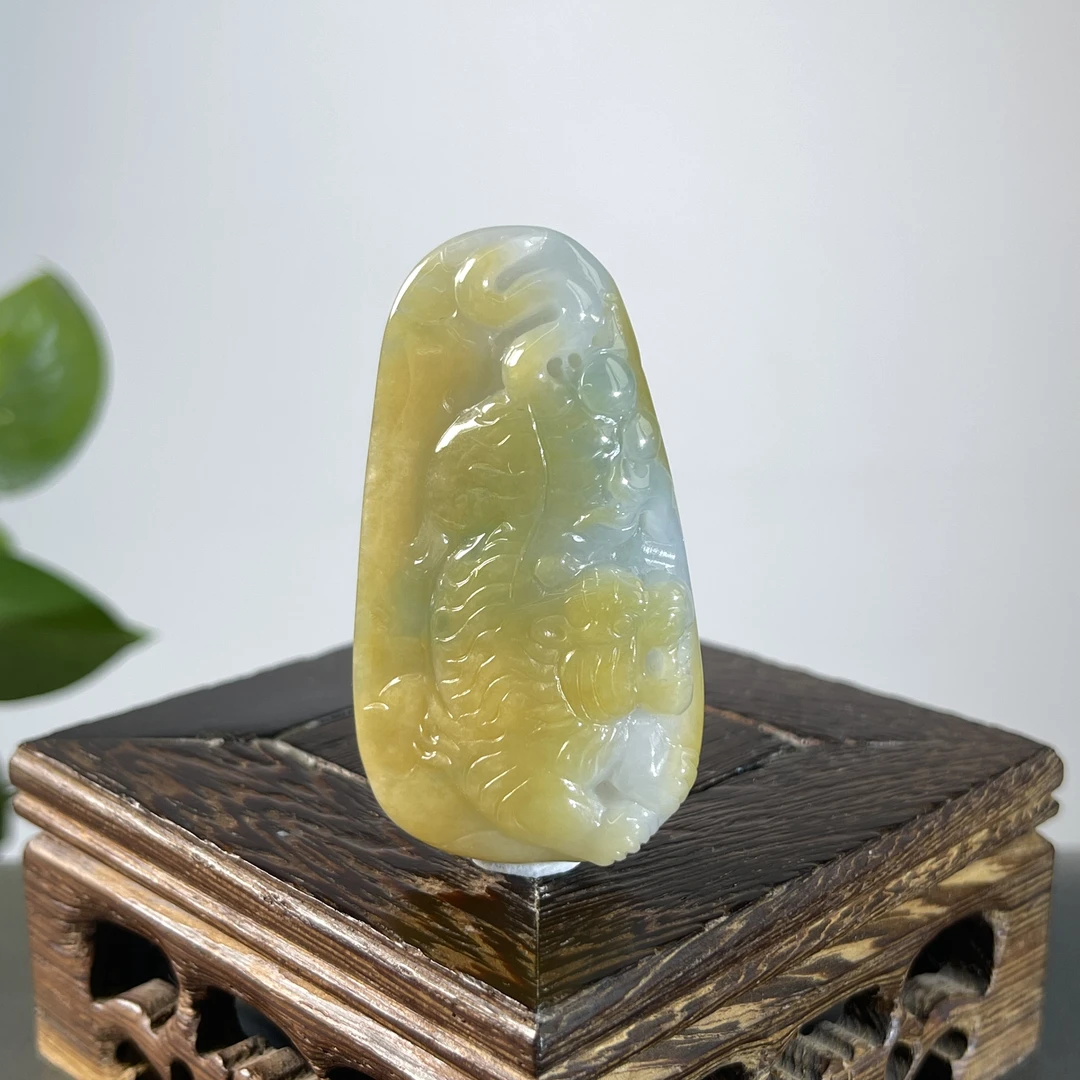 JCW29-59 天然翡翠缅甸A货 虎虎生威