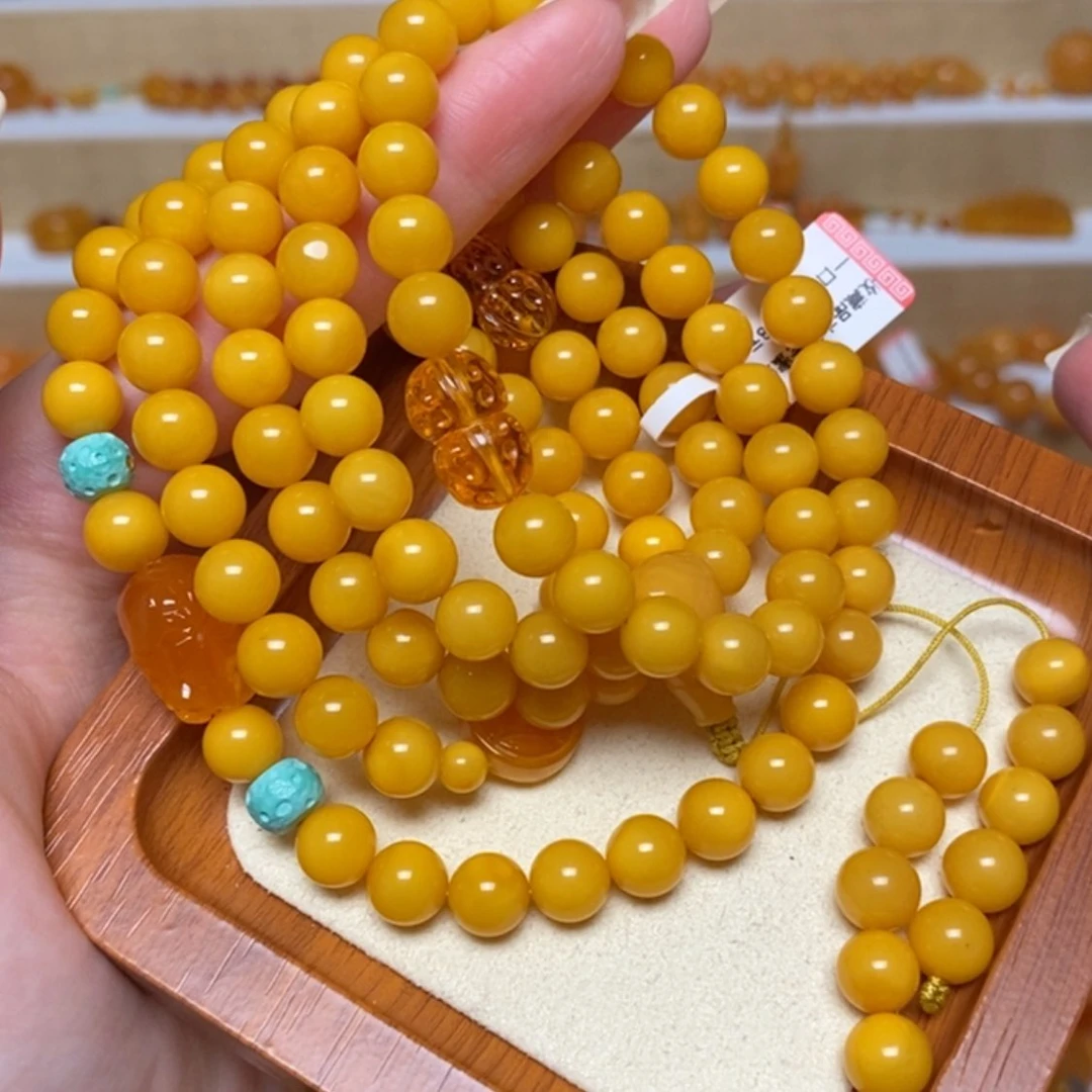 【闪购商品】未镶嵌蜜蜡手链手串