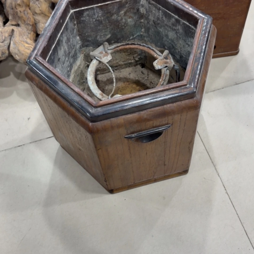 爱***爷花梨木类般若中古美术工艺品