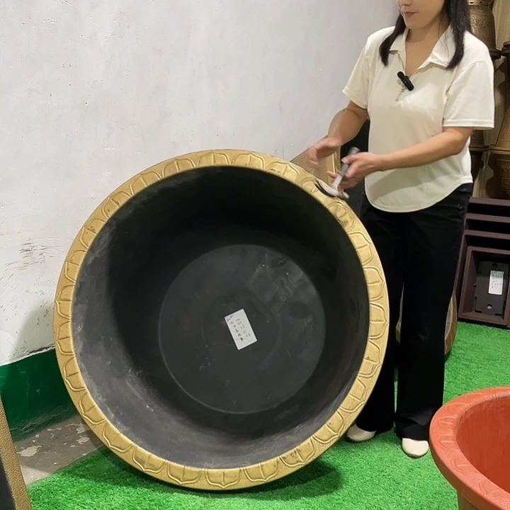 圆盆古铜一米一个
