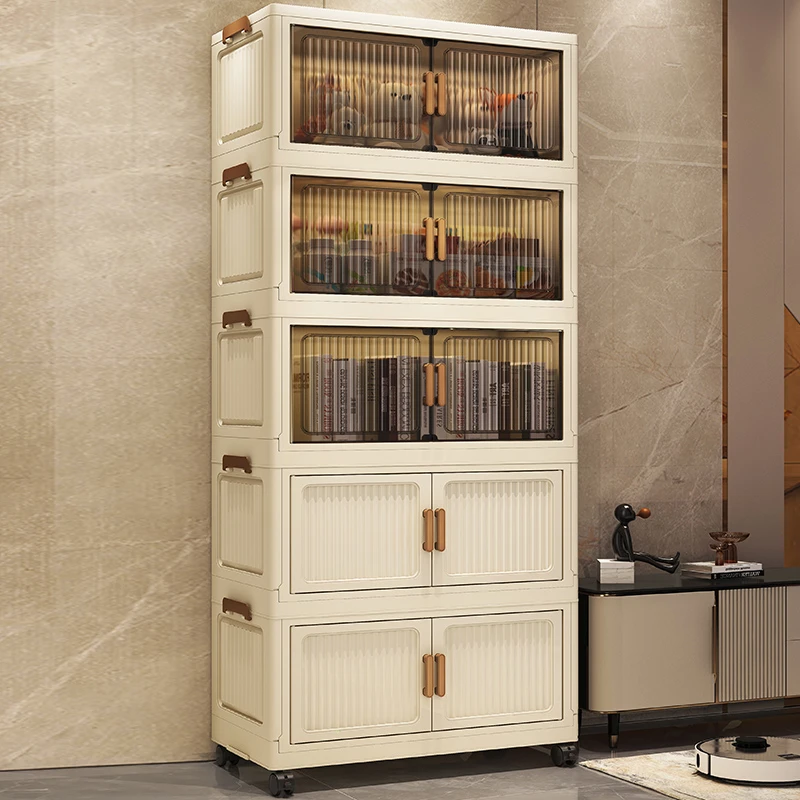 【拍四层发五层】【50面宽】居家好物收纳柜客厅杂物整理收纳柜HZ