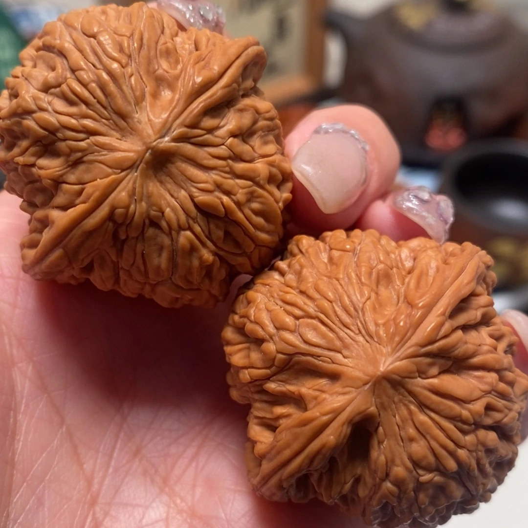文玩核桃把件40尺寸全品磨盘